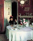 John Singer Sargent Famous Paintings - The Breakfast Table